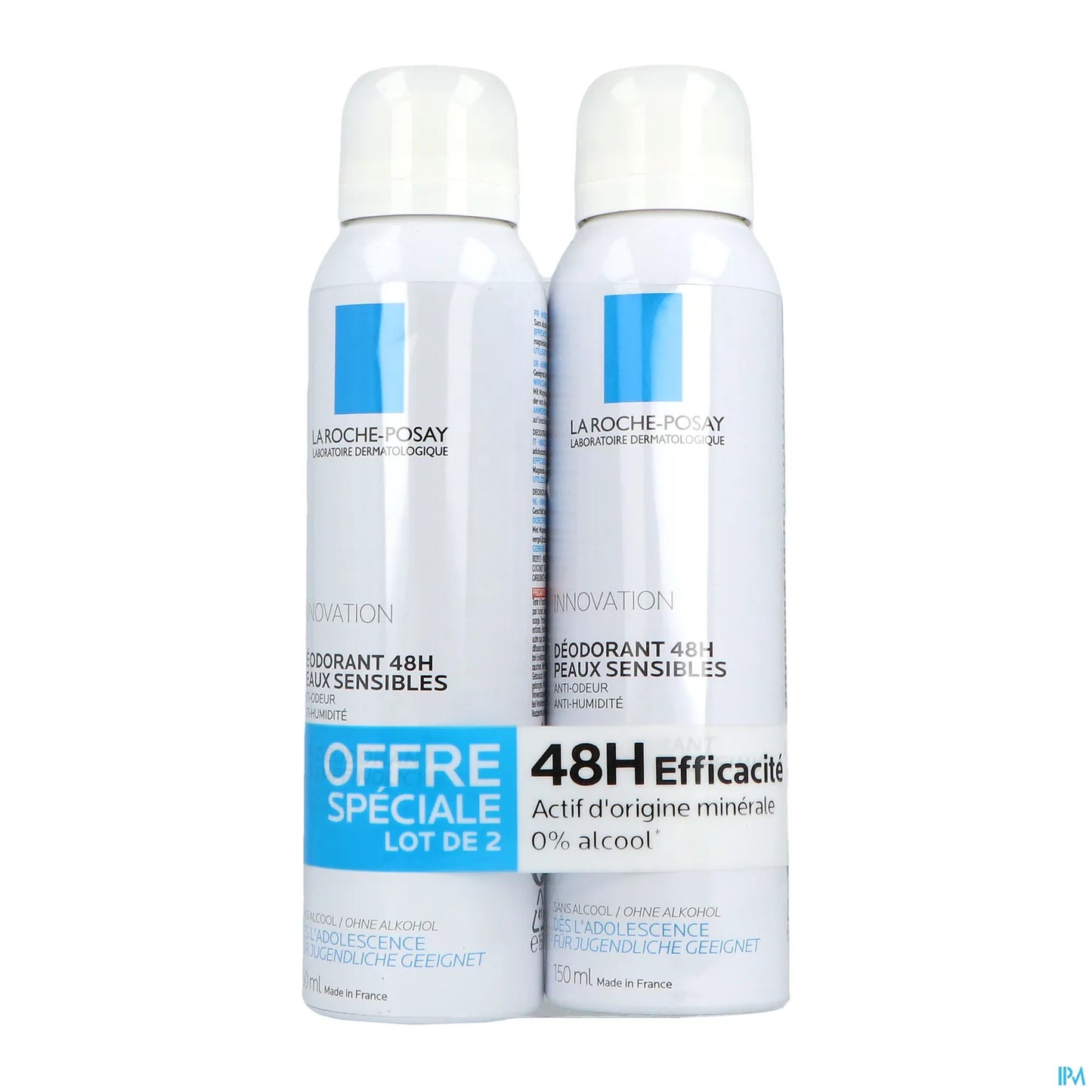 48h Physiological Deodorant 2x150ml