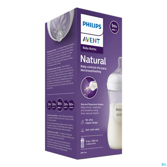Philips Avent Natural Response Baby Bottle 260ml