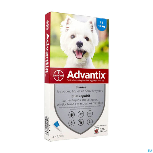 Spot On Petit Chien 4 Pipettes 1 mL
