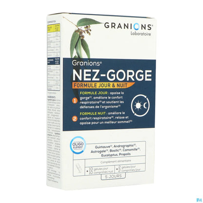 Nez Gorge 10 Gélules 10 Comprimés