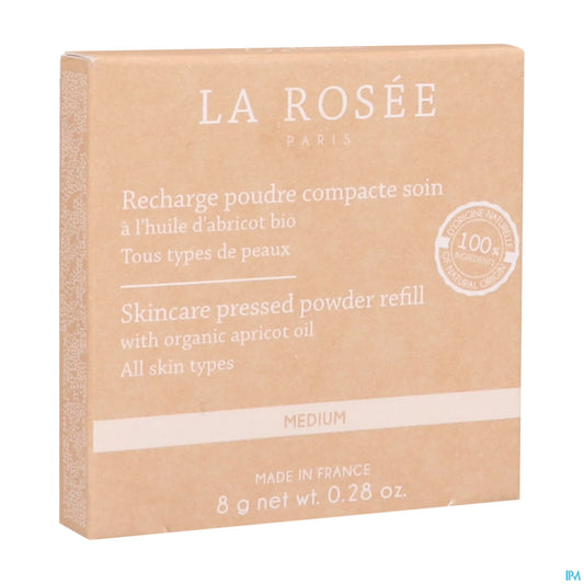 La Rosée Recharge Poudre Compacte Soin Medium 02 8 g