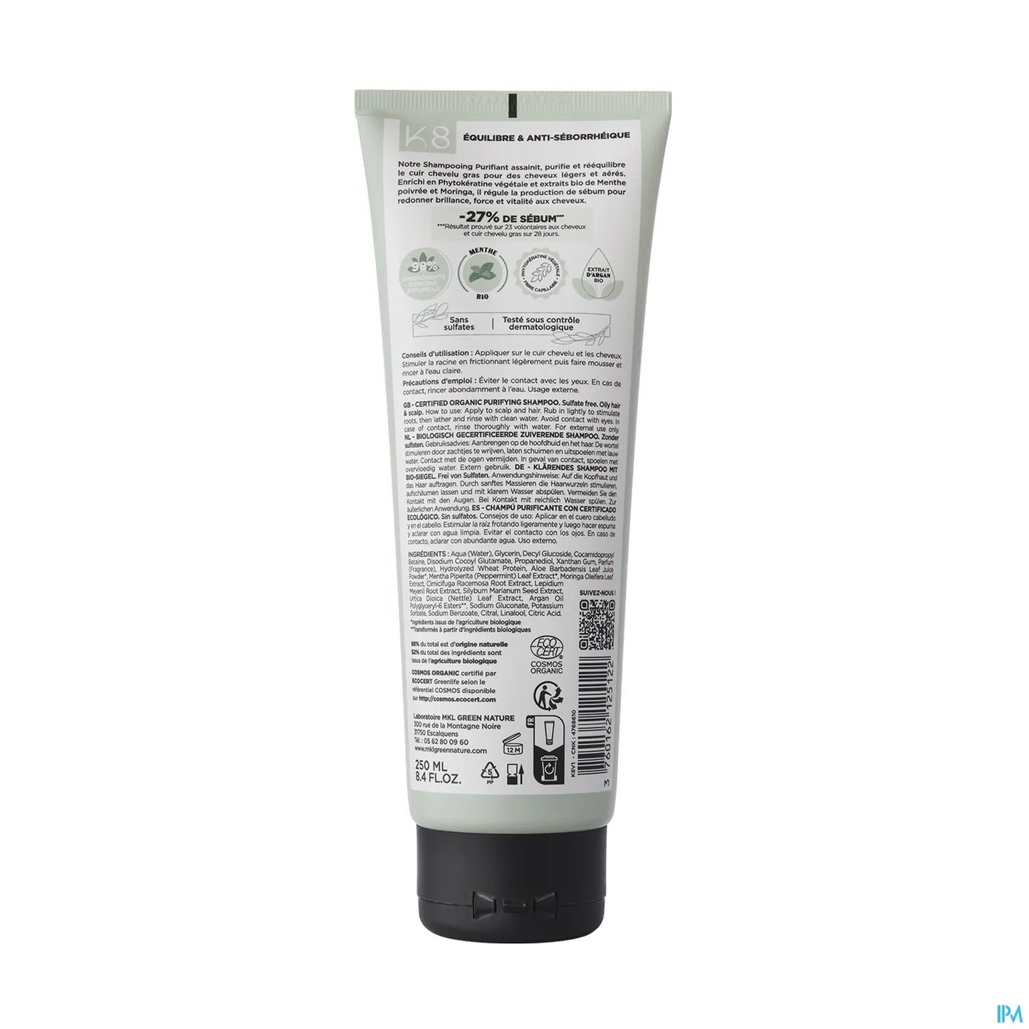 Green Nature K8 - Shampoo Purificante 250ml