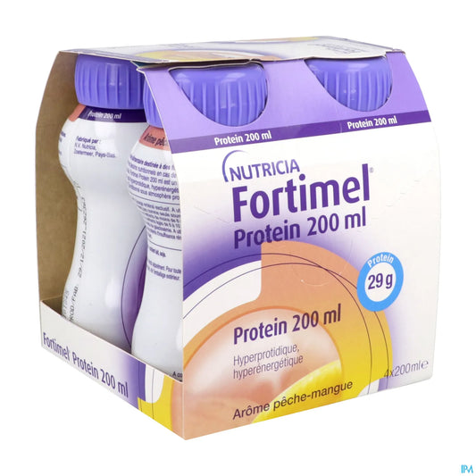 Fortimel Protein Pêche Mangue 200 mL x 4