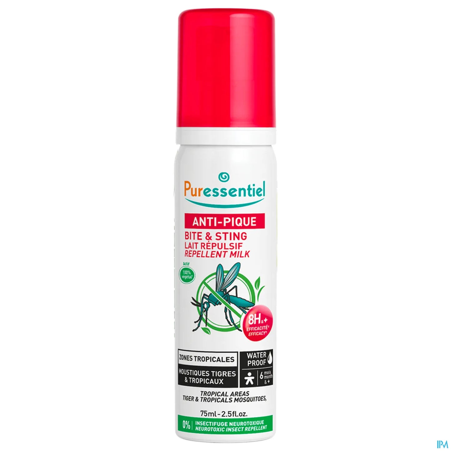 Latte repellente impermeabile anti-morso 75ml Tropical Zones