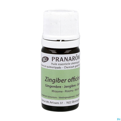 Olio essenziale di zenzero biologico chemiotipizzato 5 ml