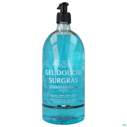 Gel Douche Surgras Aloe Vera 1L