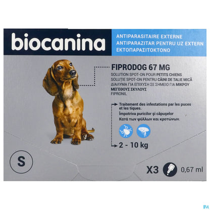 Fiprodog 67mg Small Dogs Spot-On Solution