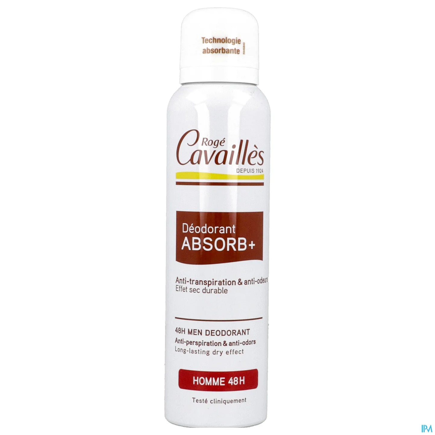 Rogé Cavaillès Déodorant Absorb+ Homme 48h Spray 150 ml