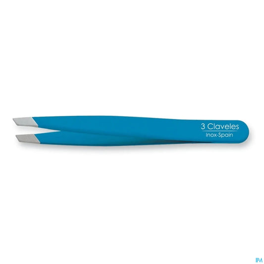 Pince Épilatoire Biais Bleu 9 cm