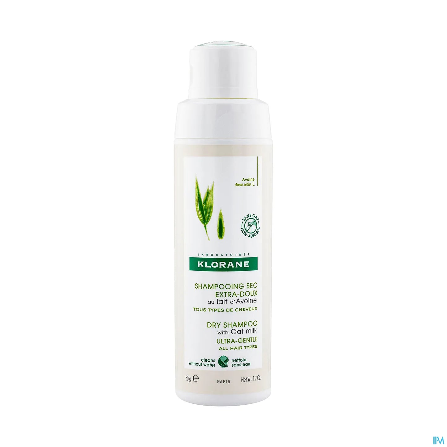 Shampooing Sec au Lait d'Avoine Sans Gaz 50g