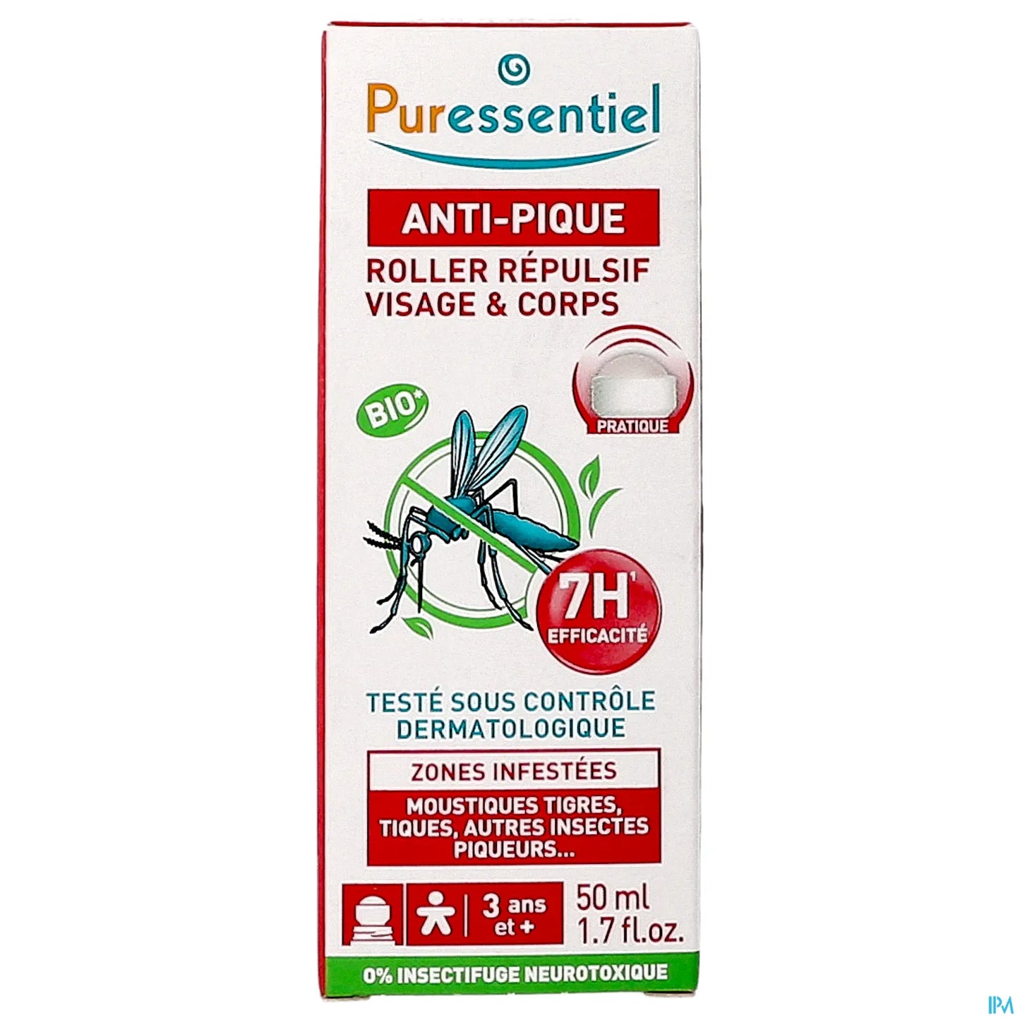 Bio Roller Repellente Anti-Puntura per Viso e Corpo 50ml