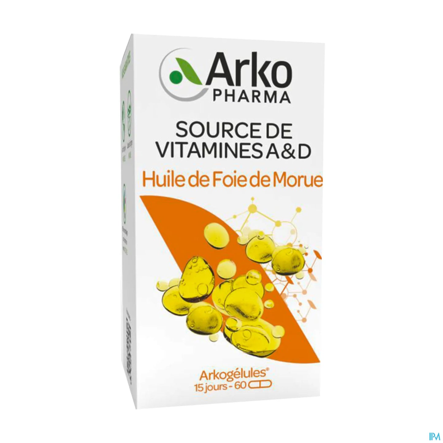 Huile de Foie de Morue 60 gélules