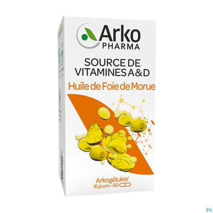 Huile de Foie de Morue 60 gélules
