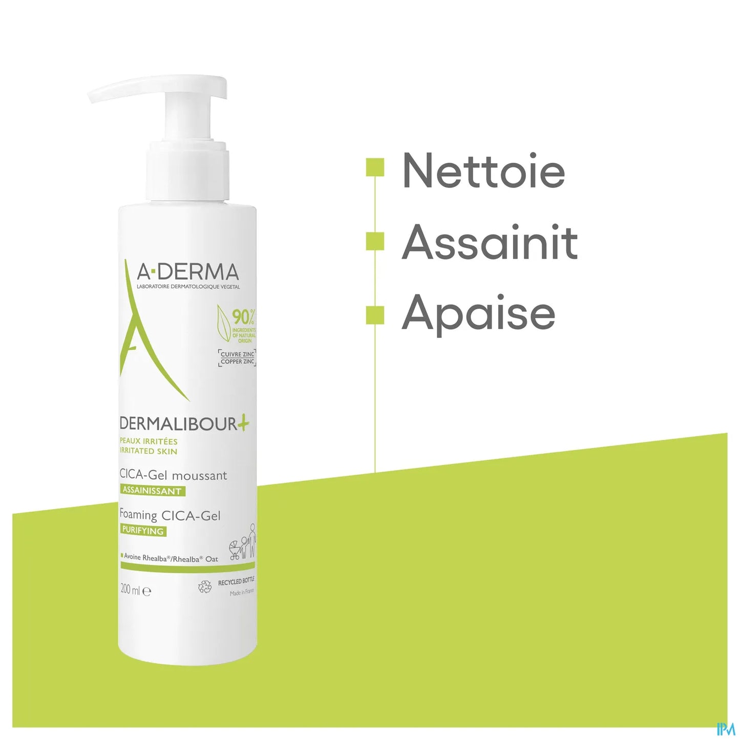 Dermalibour+ CICA Gel Moussant Assainissant 200ml