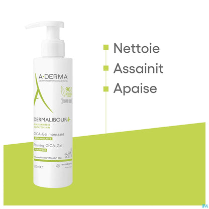 Dermalibour+ CICA Gel Moussant Assainissant 200ml