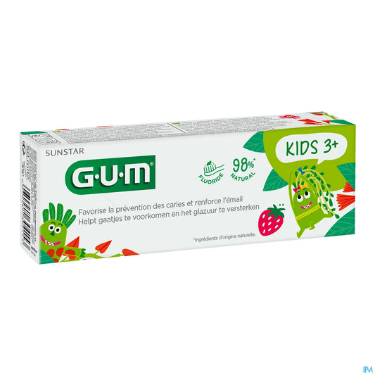 Sunstar Gum Kids Dentifrice 2-6 Ans Fraise 50ml