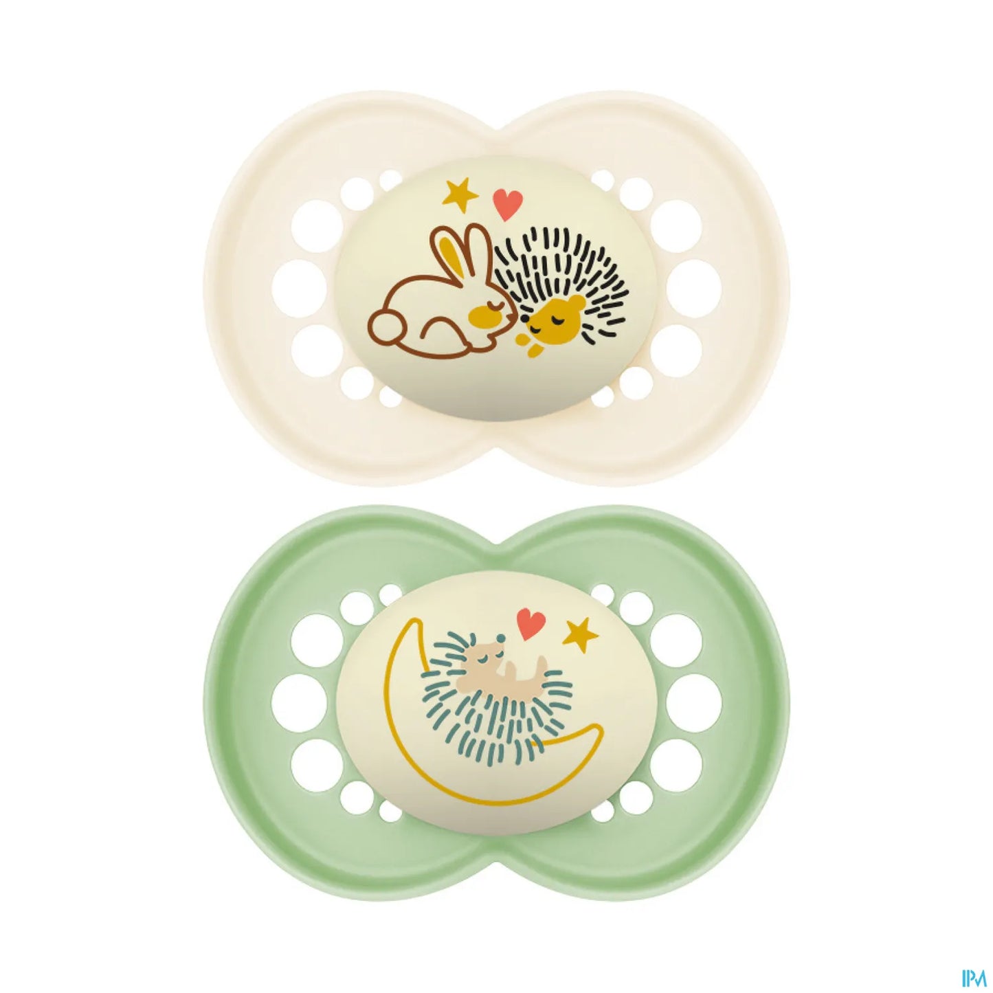 Sucette Original Nuit Silicone Plus de 6 Mois x2