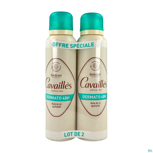 Rogé Cavaillès Déodorant Dermato 48H Spray 2x150ml