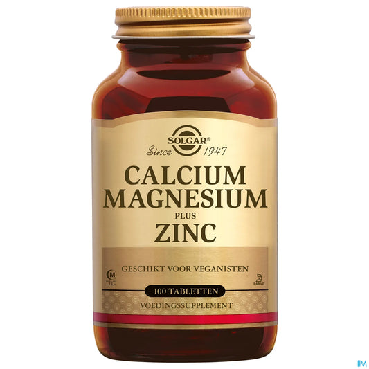 Calcium Magnésium Zinc 100 Comprimés