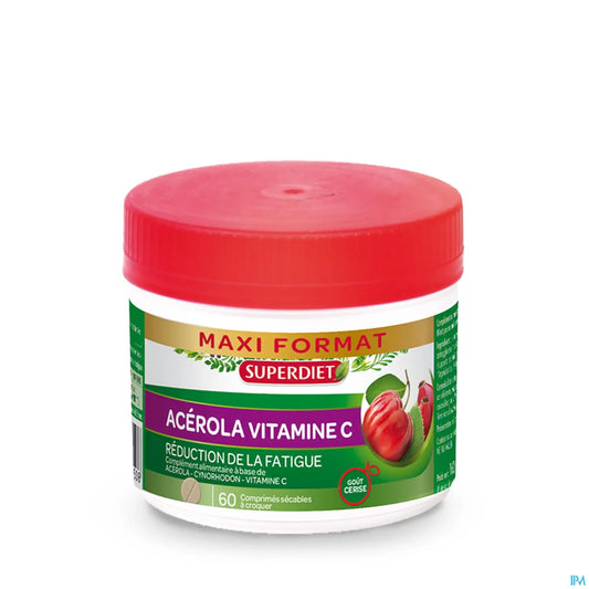 Acérola Vitamine C Cynorrhodon 90 Comprimés