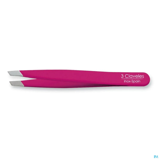 Pince À Épiler Biais Rose 9 cm