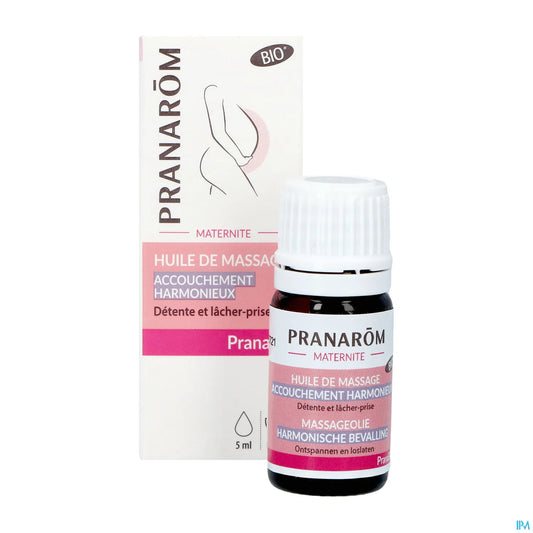 Olio per massaggio maternità e parto PranaBB 5 ml