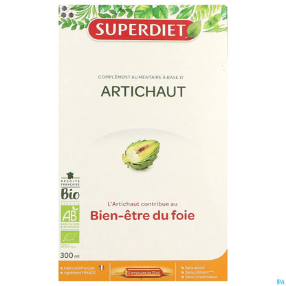 Artichaut Bio 20 Ampoules de 15ml
