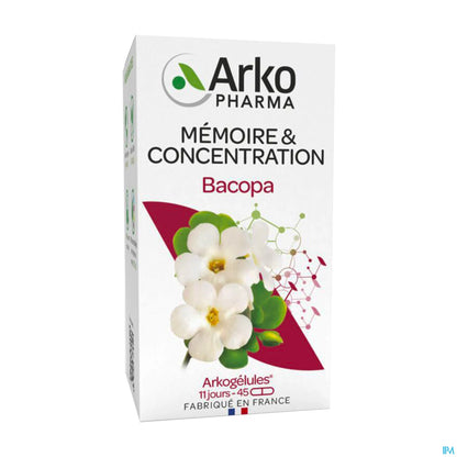 Arkogélules Bacopa Boîte de 45 Gélules