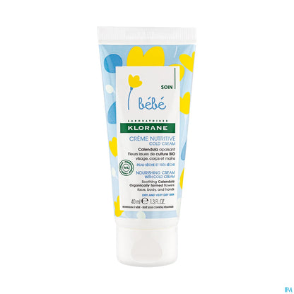 Crema Nutriente per Bambini con Cold Cream e Calendula 40 ml
