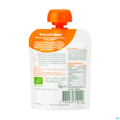 Organic Apple Breakfast Fruit Puree 70g