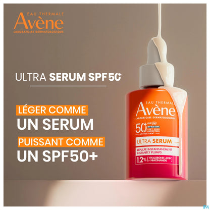 Avène Ultra Sérum Repulpant Solaire SPF 50+ 30 mL