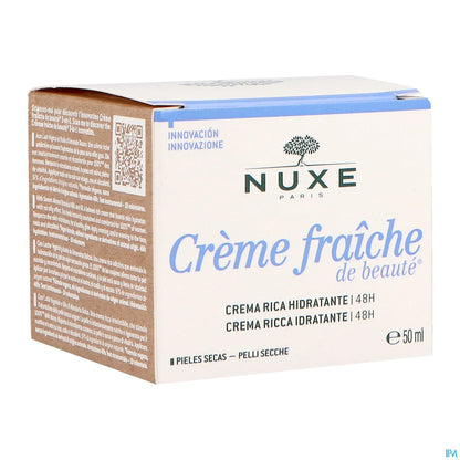 Crème Riche Hydratante 48H Crème Fraîche de Beauté 50ml