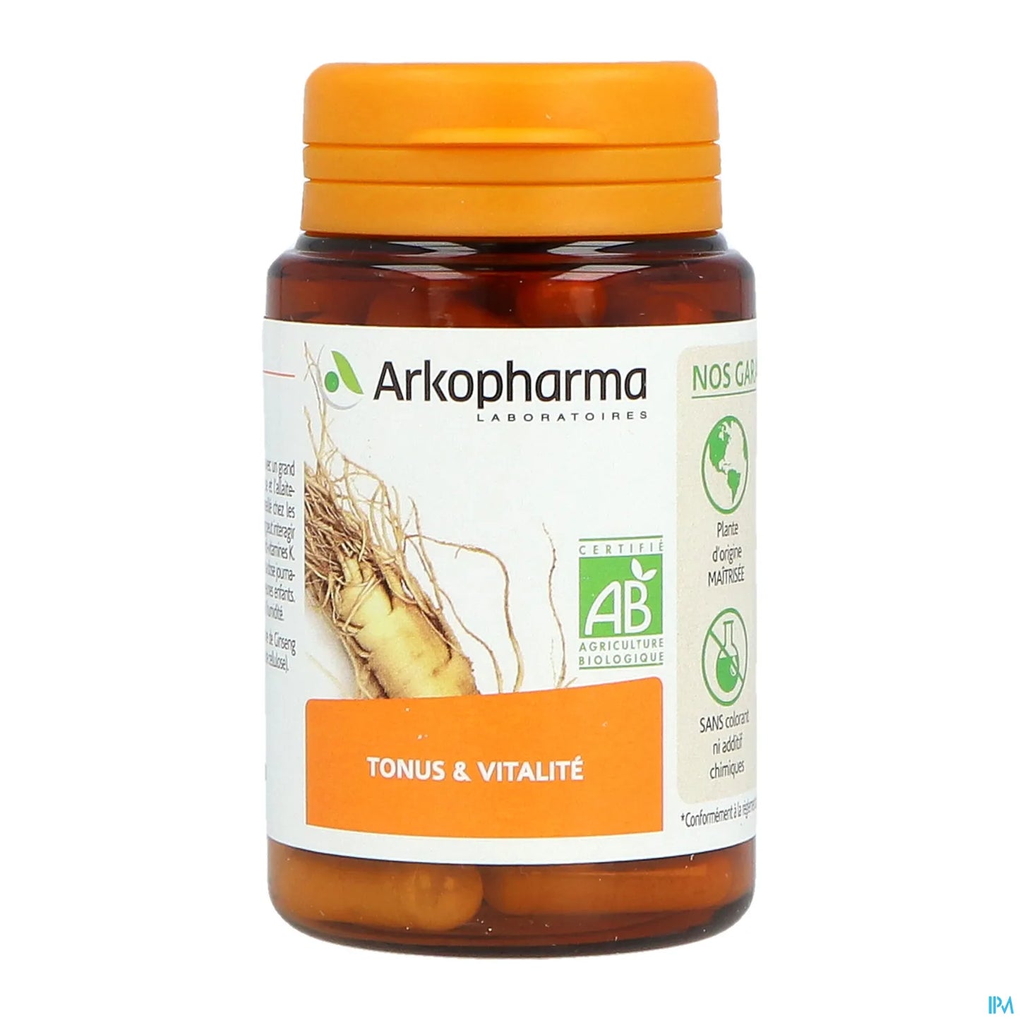 Arkogélules BIO Ginseng 1560mg de Racine 45 Gélules