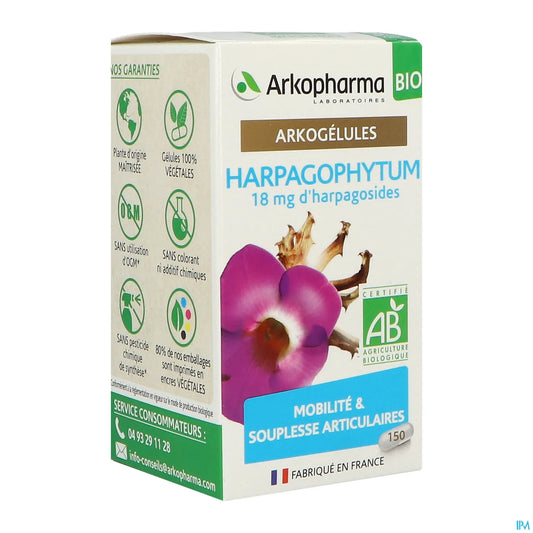 Arkogélules Harpagophytum Bio 150 Capsules