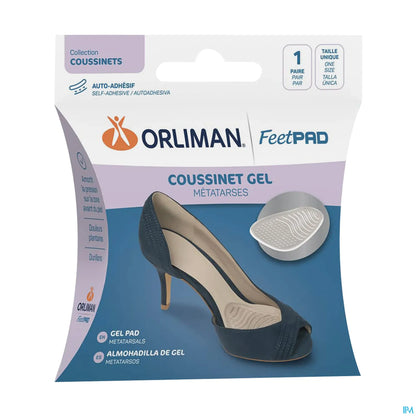 FeetPad Coussinet Gel Métatarse Taille Unique X2