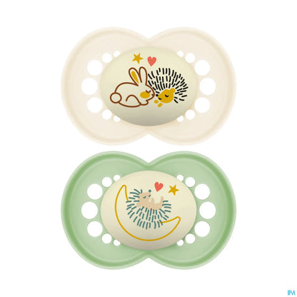 Sucette Original Nuit Silicone +18 Mois Lot de 2