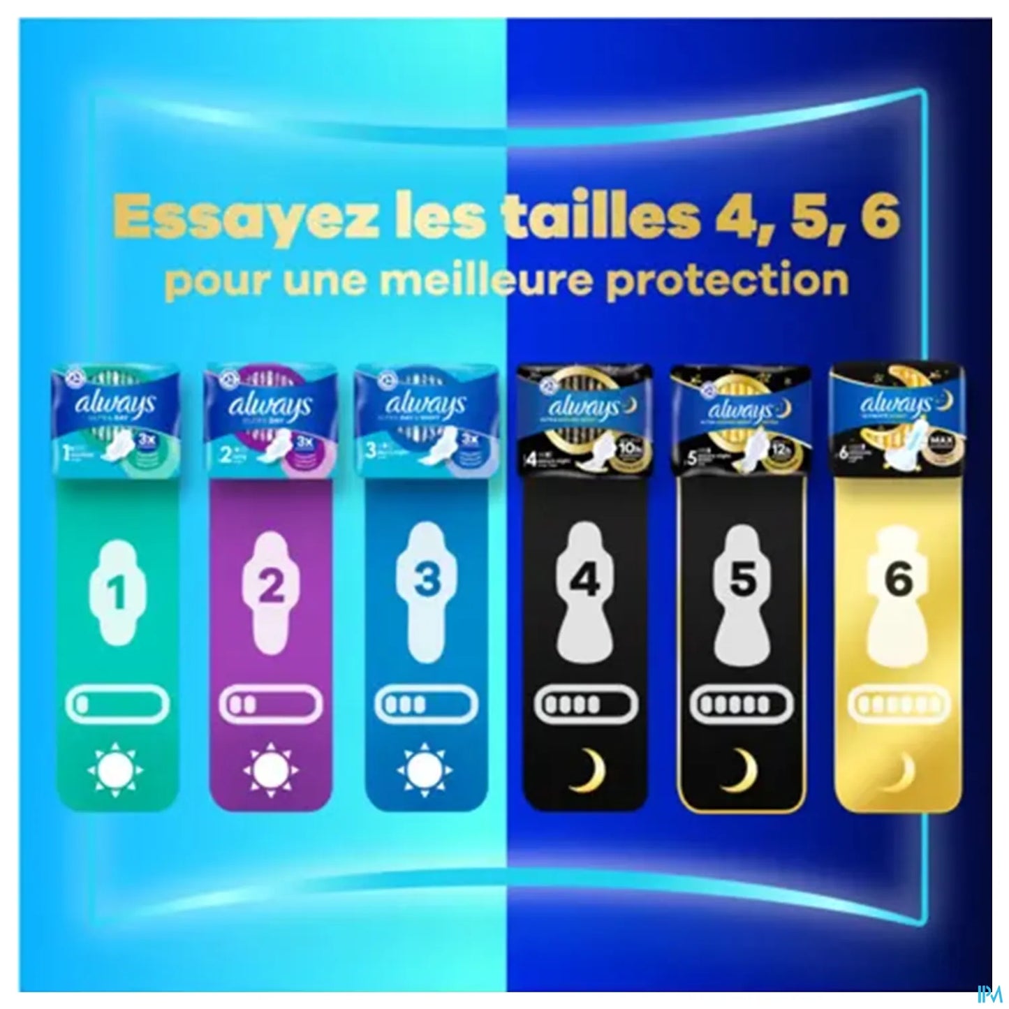 Always Serviettes Ultra Jour et Nuit 10 unités