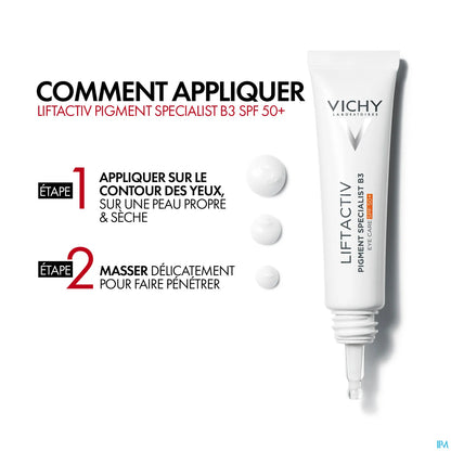 Liftactiv Soin Yeux Pigment Specialist B3 SPF50+ 15ml