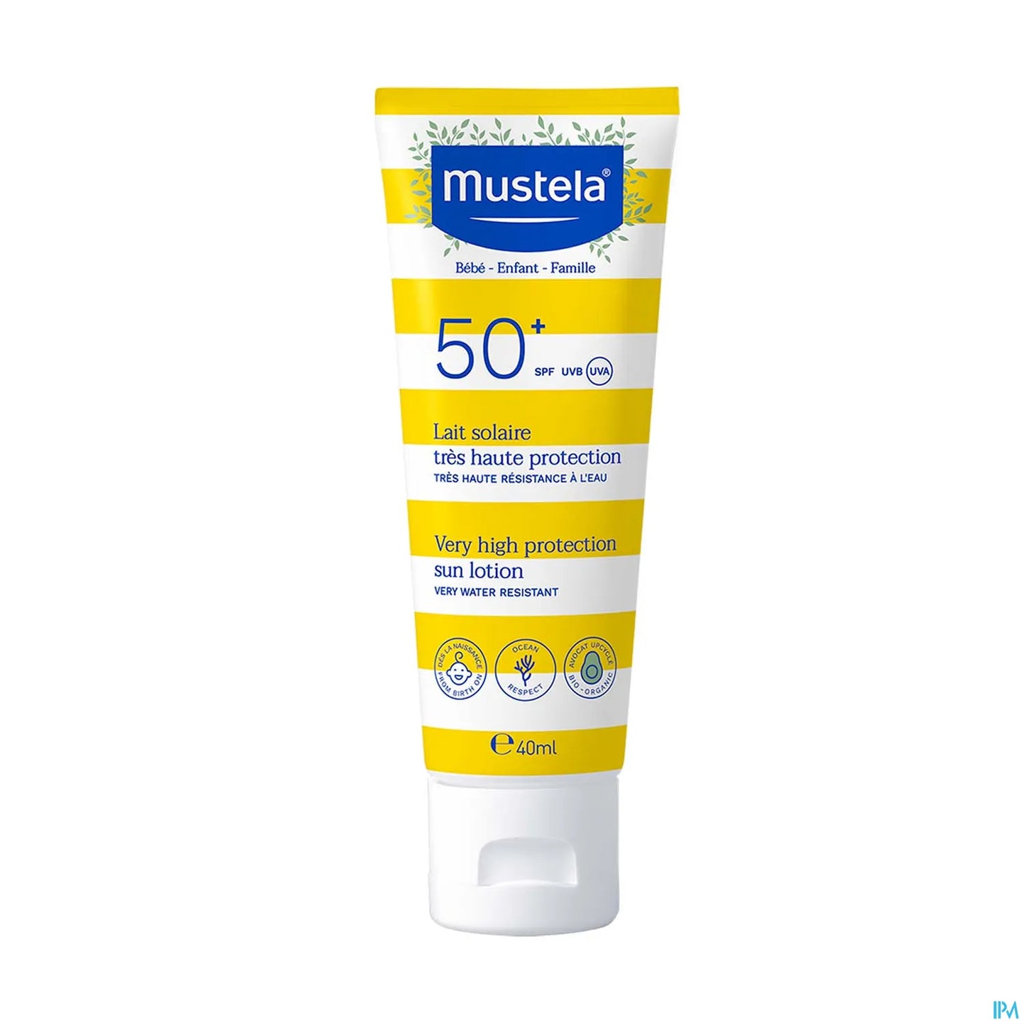 Lait Solaire Très Haute Protection SPF50+ 40ml