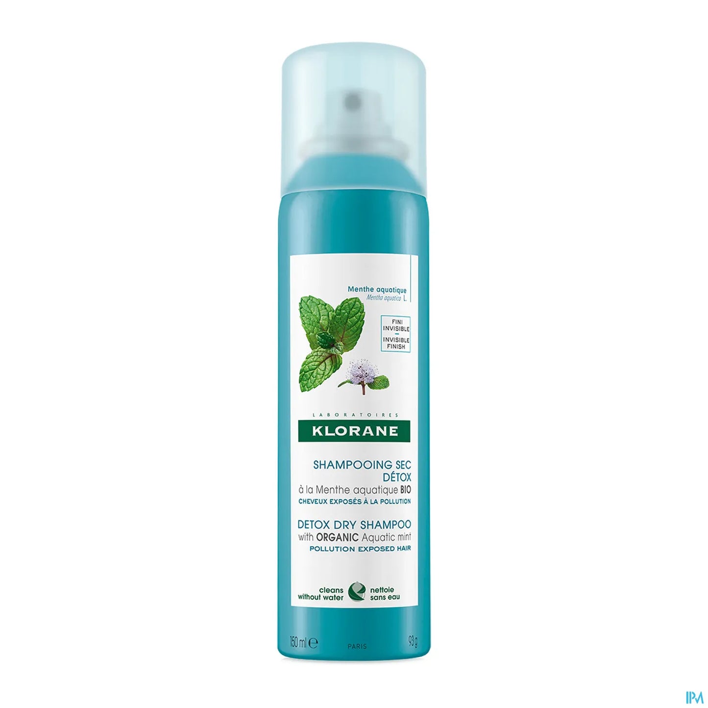 Shampooing Sec Detox à La Menthe Aquatique Bio 150ml