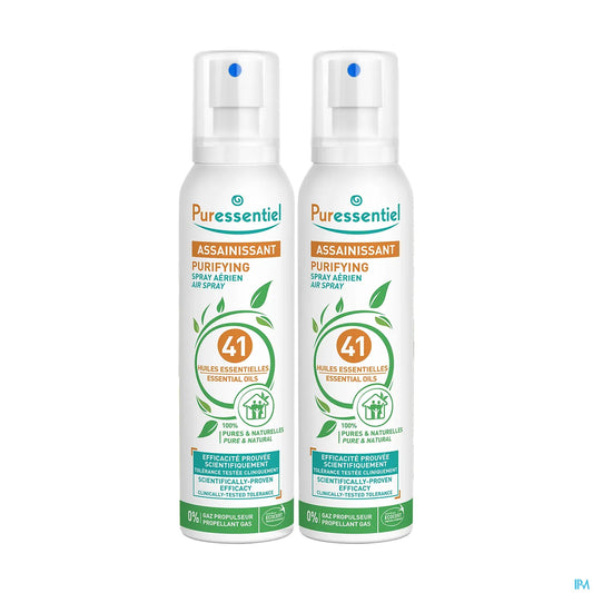 Spray Assainissant Aux 41 Huiles Essentielles 2x200ml