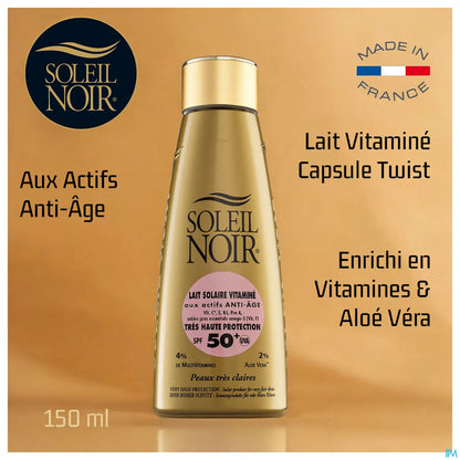 Lait Solaire Vitaminé SPF50+ Très Haute Protection 150ml