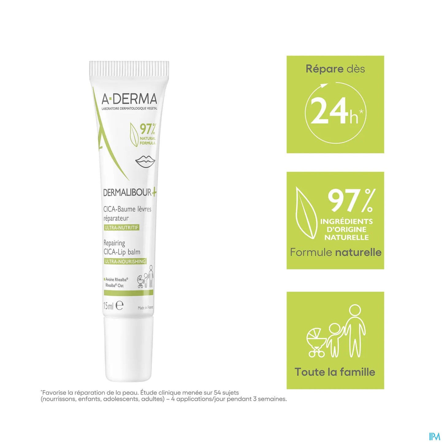 Dermalibour Cica+ Labbra 15 ml