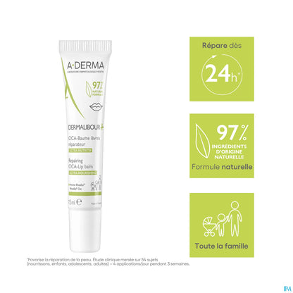 Dermalibour Cica+ Labbra 15 ml