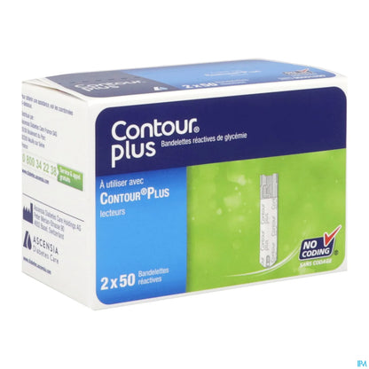 Contour Plus Bandelettes Boîte de 100 unités