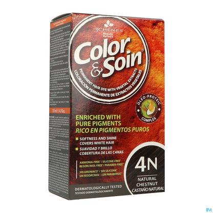 3 Chênes Color &amp; Soin - Colorazione Castano Naturale 4N