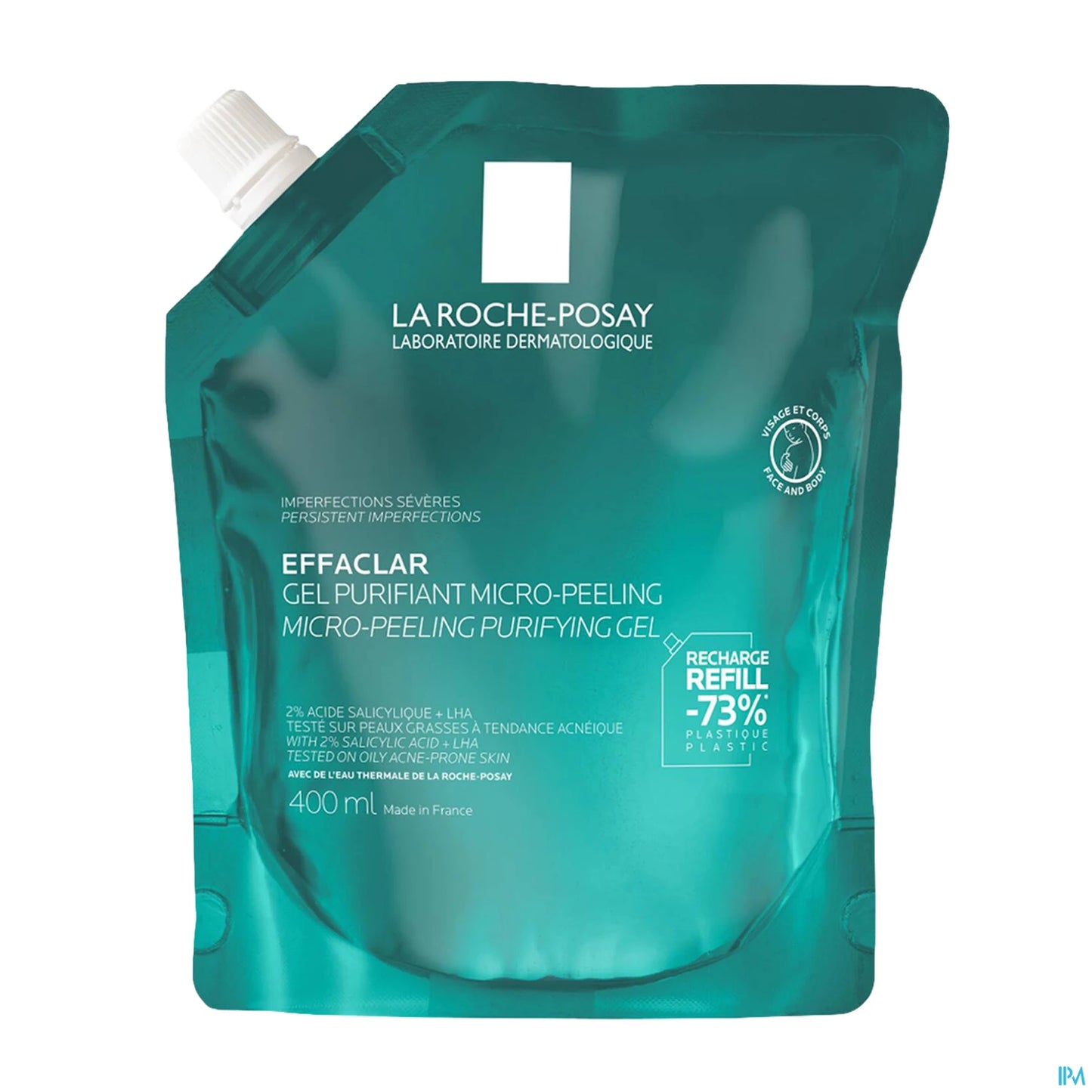 La Roche Posay Effaclar Gel Micro Peeling Recharge 400 mL