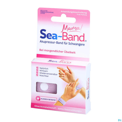 Sea-Band Bracelet Anti-nausée Mama Rose Grossesse B/2