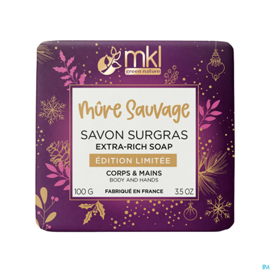 Green Nature Savon de Marseille Mûre Sauvage 100gr Edition Limitée