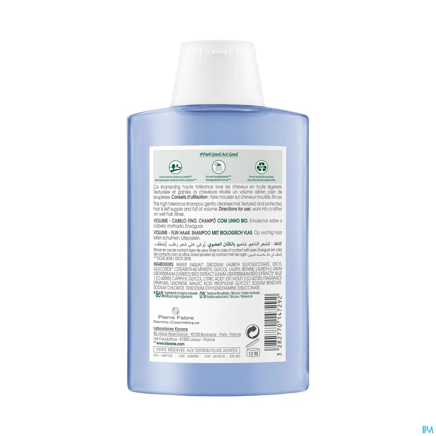 Organic Flax Fiber Shampoo 200ml